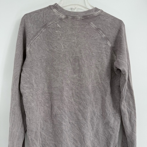 Peloton Womens Classic Grey Stone Washed Crew Sweatshirt Size XS Pullover USA - Picture 8 of 9